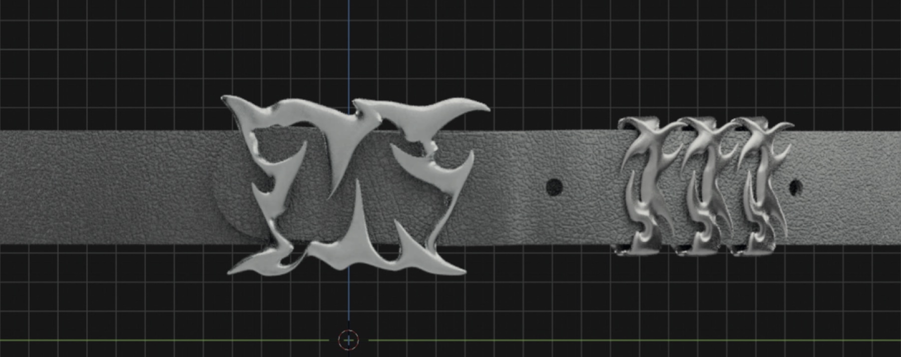 Buckle 01 3D component study