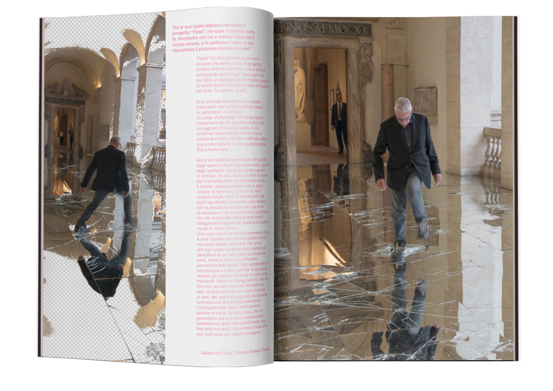 PARTI Magazine spread featuring Alfredo Pirri